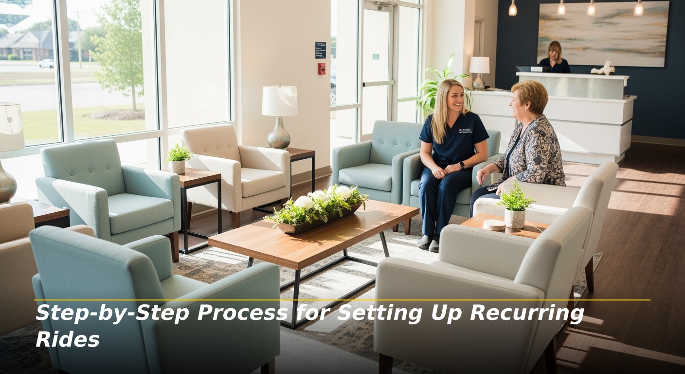 Step-by-Step Process for Setting Up Recurring Rides ​